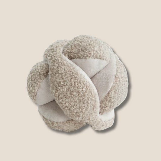 Interactive Boucle Ball Snuffle Dog Enrichment Toy - Nosework for Mental Stimulation (Washable, M/L)