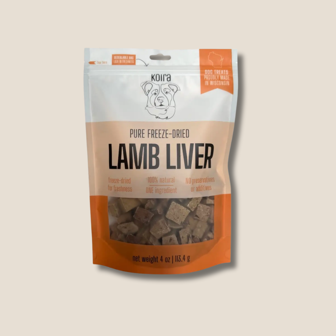 Freeze-Dried Lamb Liver – Lean High-Protein Training Treats for All Dogs (Single-Ingredient, Grain-Free, Low-Fat)