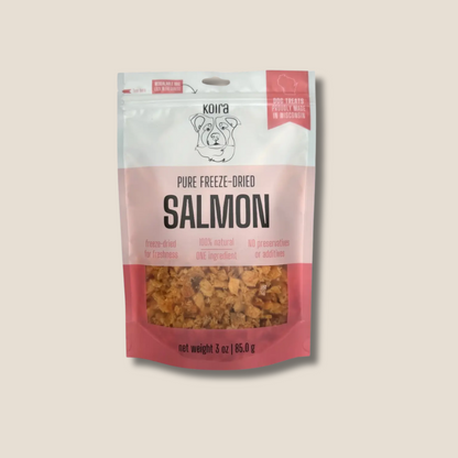 Freeze-Dried Salmon – Lean High-Protein Training Treats for All Dogs (Single-Ingredient, Grain-Free, Low-Fat)
