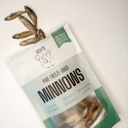 Freeze-Dried Minnow – Lean High-Protein Training Treats for All Dogs (Single-Ingredient, Grain-Free, Low-Fat)