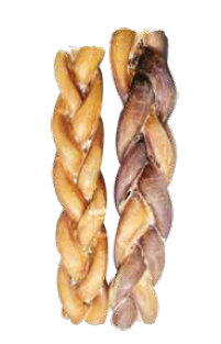 6-Inch Braided Bully Sticks for All Dogs – Healthy Rawhide Alternative Chew Treats for Strong Teeth & Gums (Digestible, All-Natural, S/M)